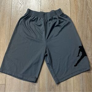 Jordan Youth Dark Gray Athletic Shorts